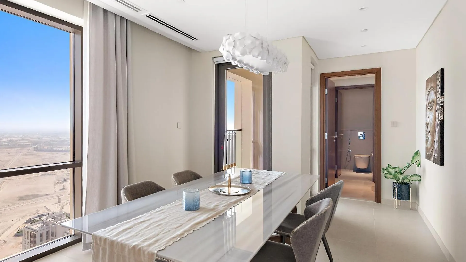 Contemporary 3 Bedroom Plus Guest Room In Vida Creek Beach Dubai 0*,
